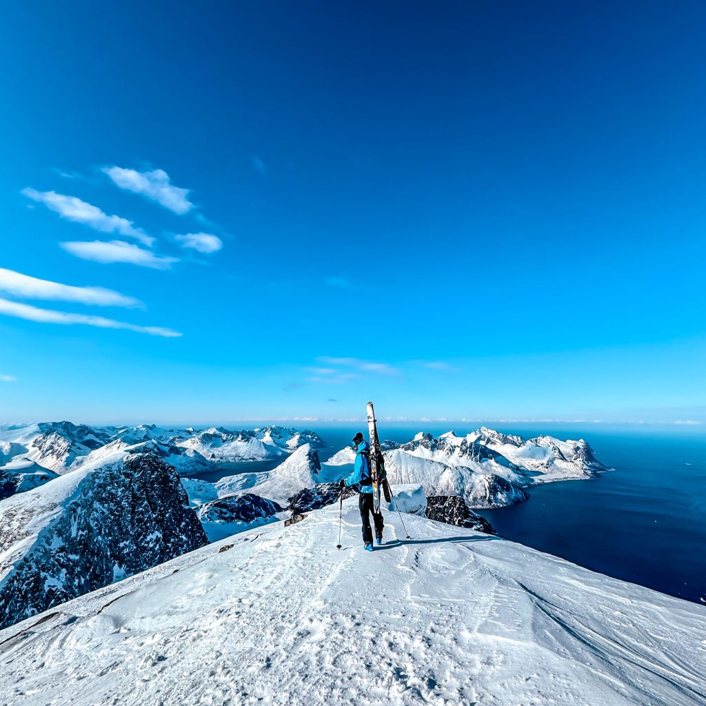 Ski ile de Senja Norvège