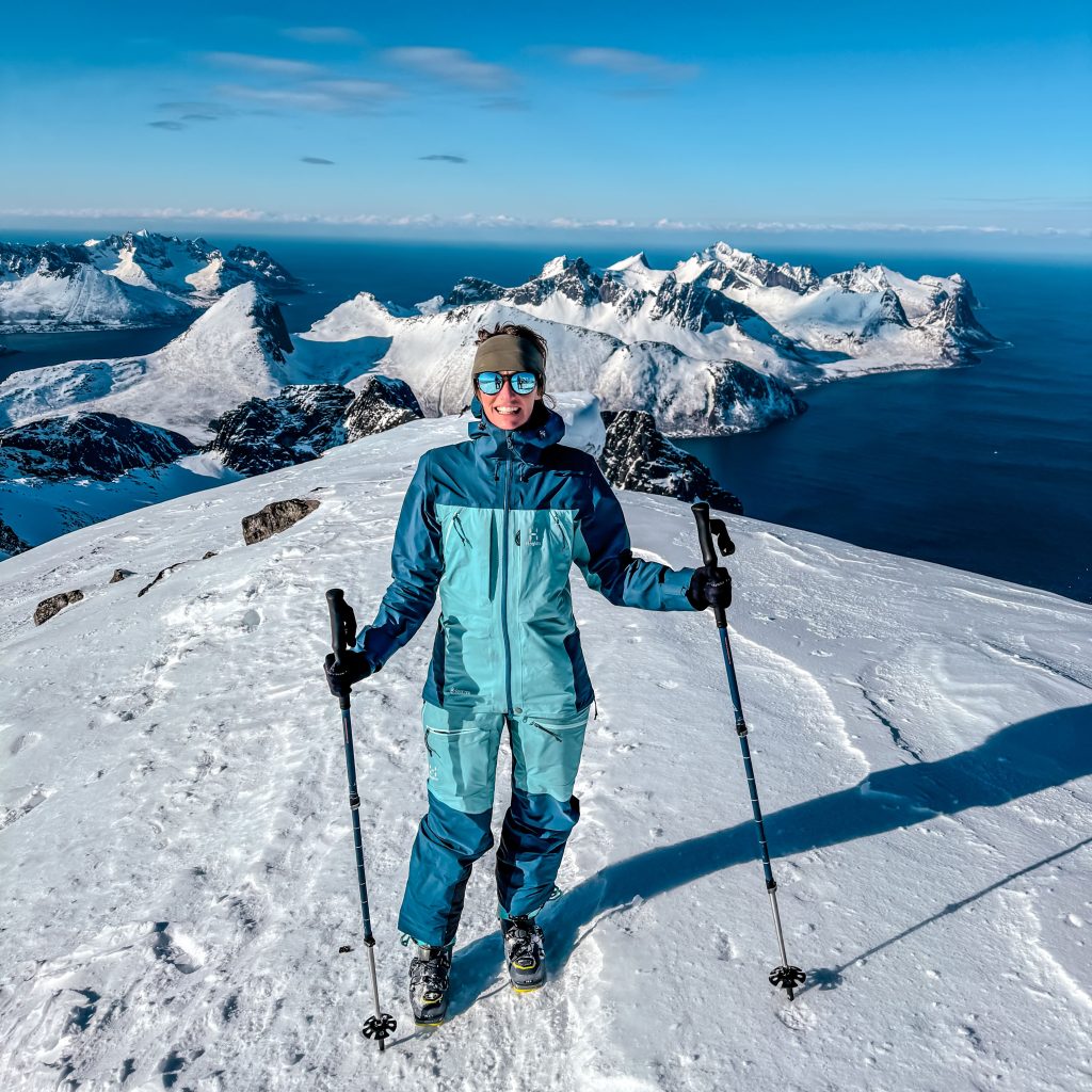 Vue fjord ski Senja