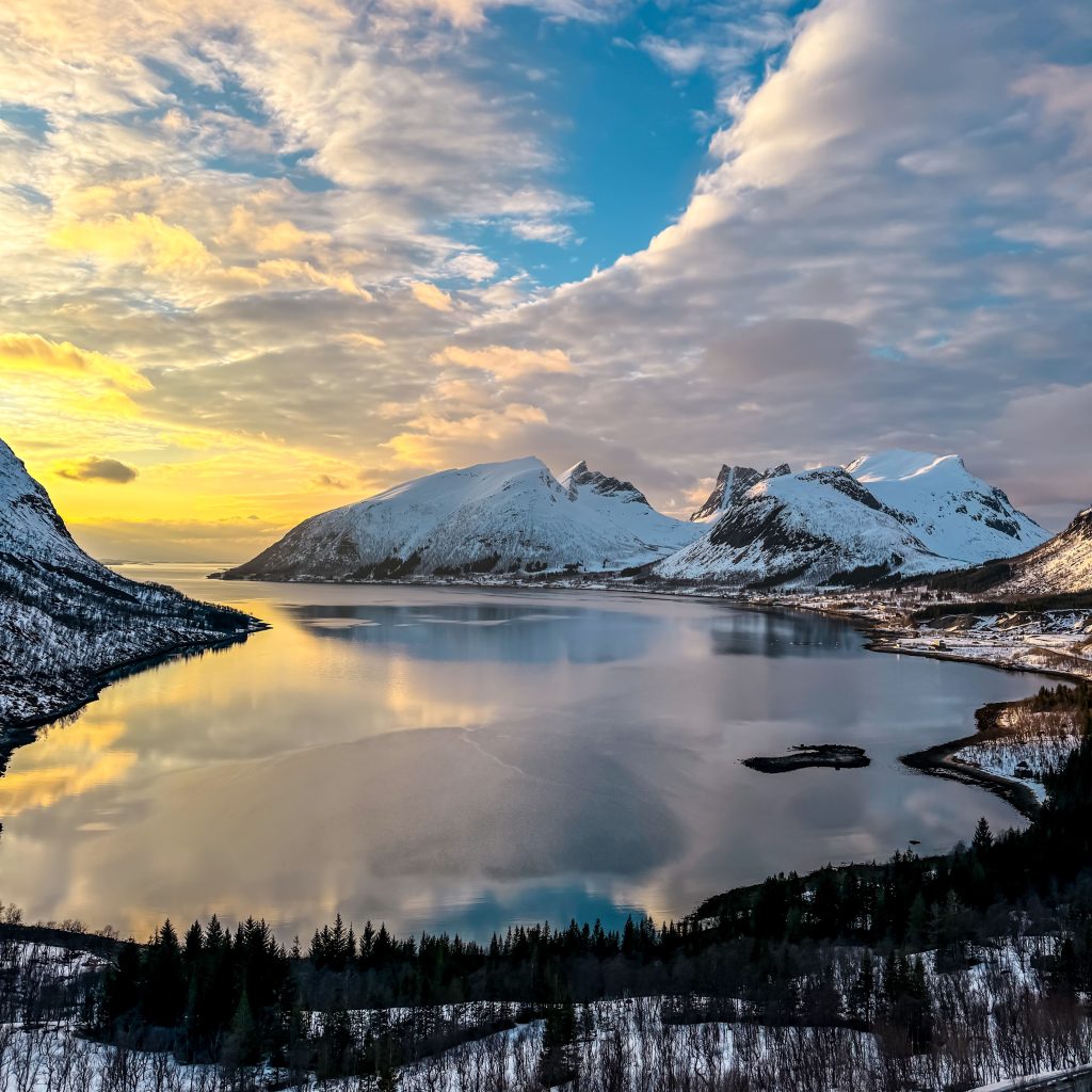 Paysages fjord Senja