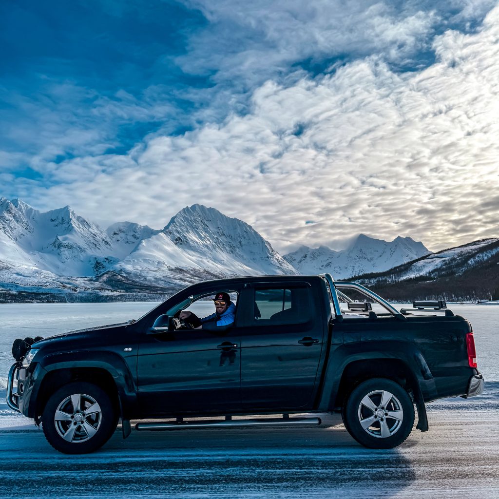 Deplacement Alpes Lyngen Voiture