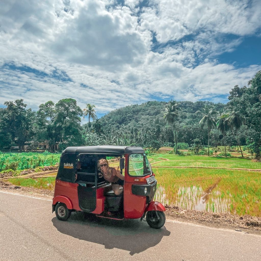 Tuktuk au Sri Lanka