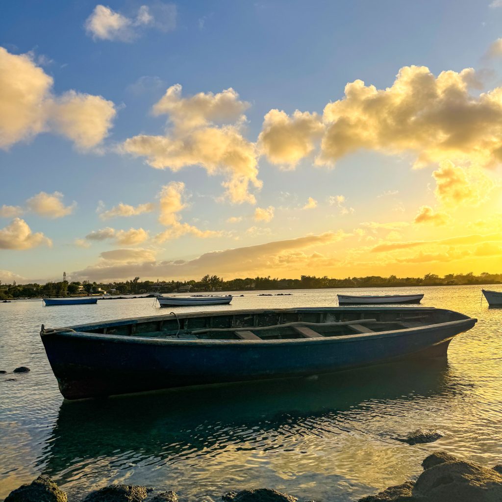 île maurice coucher de soleil