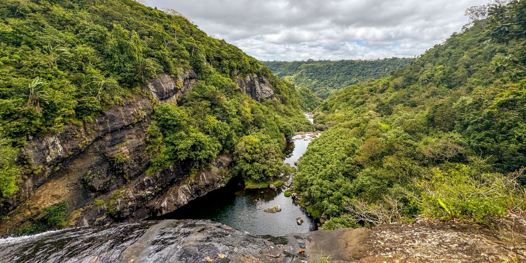 île Maurice randonnée cascade